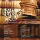 Locandina Convegno Tradizione e divenire del diritto penale