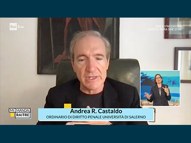 Il vaccino italiano Reithera: l’Avv. Prof. Andrea R. Castaldo ospite della trasmissione Mi Manda Rai 3