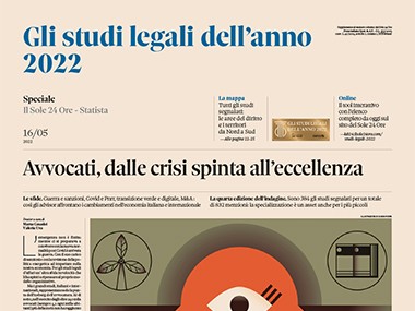 Lo Studio Legale Castaldo è stato selezionato da Il Sole 24 Ore, per il quarto anno consecutivo, tra gli Studi Legali dell’anno.